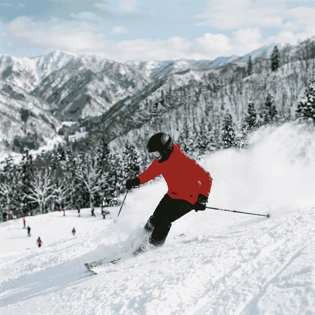 Skiing