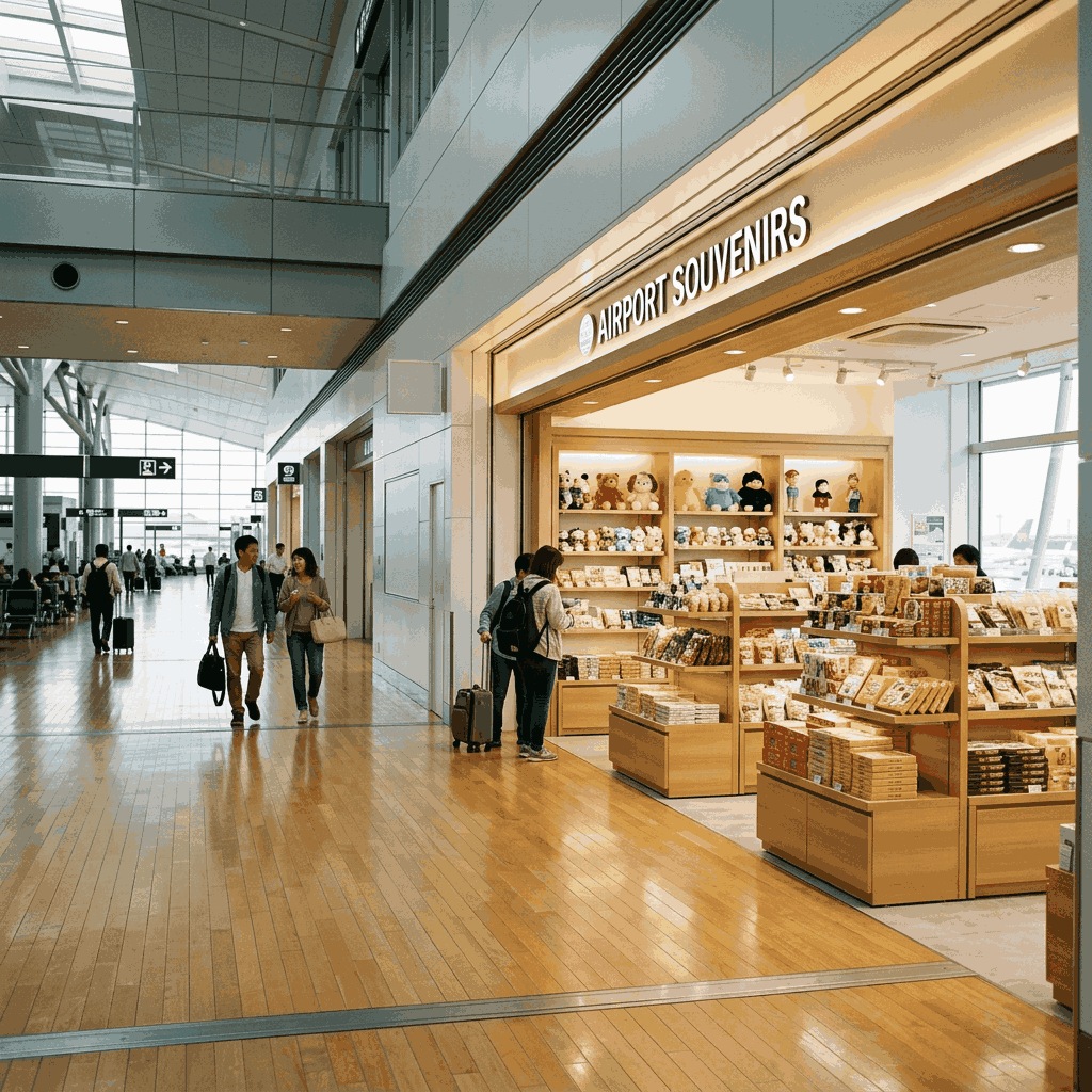 New Chitose Airport souvenir shopping