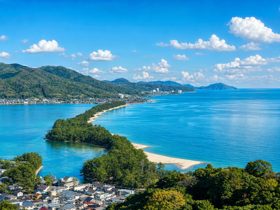 Amanohashidate — one of Japan's Three Views & Three Great Pine Groves