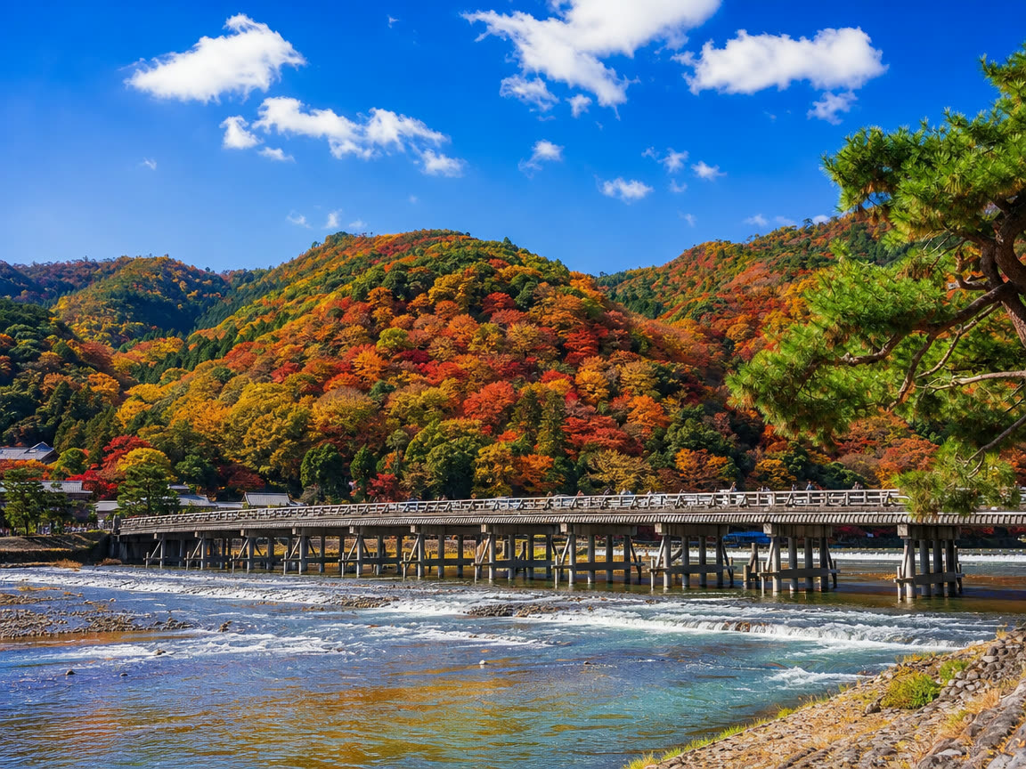 Arashiyama Togetsukyo Bridge
