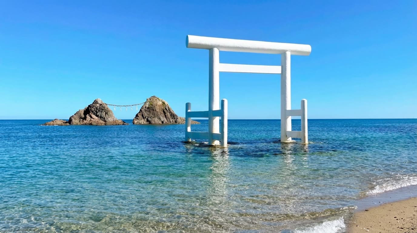 Futamigaura Meoto Iwa (Wedded Rocks)