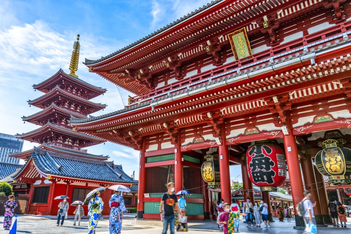 Senso-ji and Nakamise shopping street — free-time option
