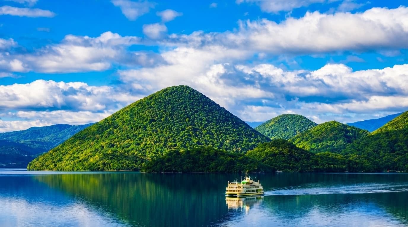 Lake Toya scenery